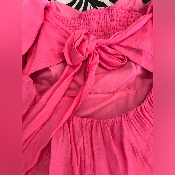HM puff tube dress Pink Size M - Picture 5 of 5